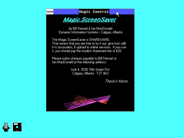 Magic Screen Saver 1.02 - About